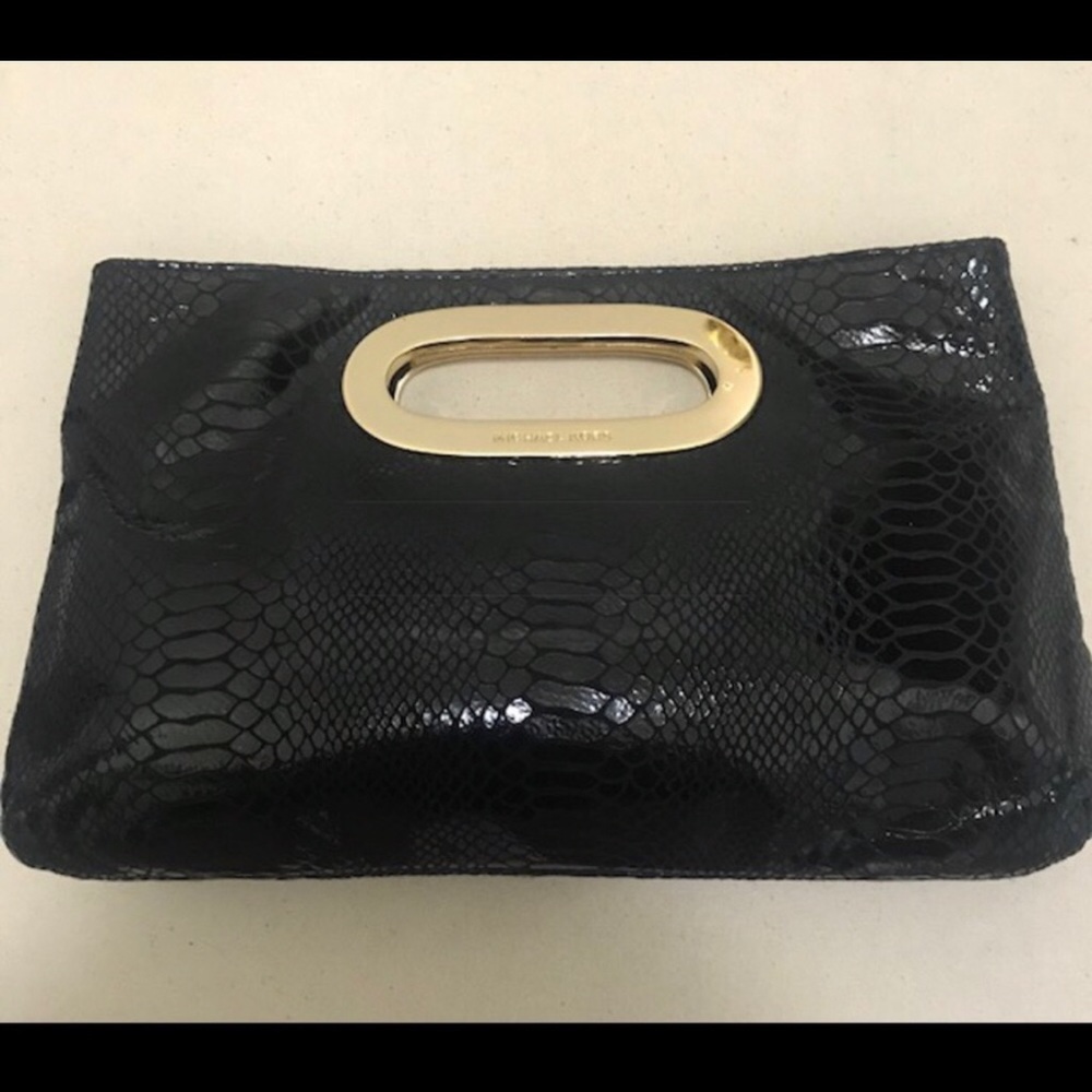 Michael Kors bag. Black python with gold.